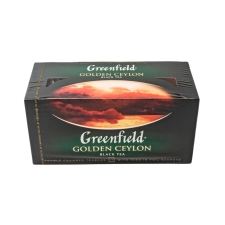 GREENFIELD ЧАЙ GOLDEN CEYLON 25 ПАК